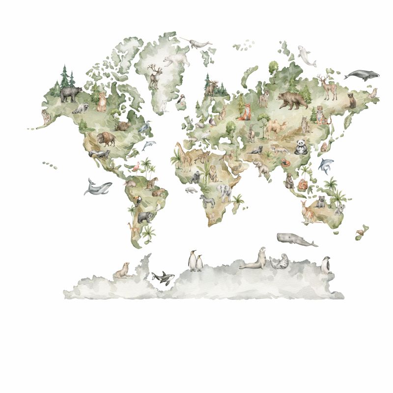 Vesmír, mapa světa