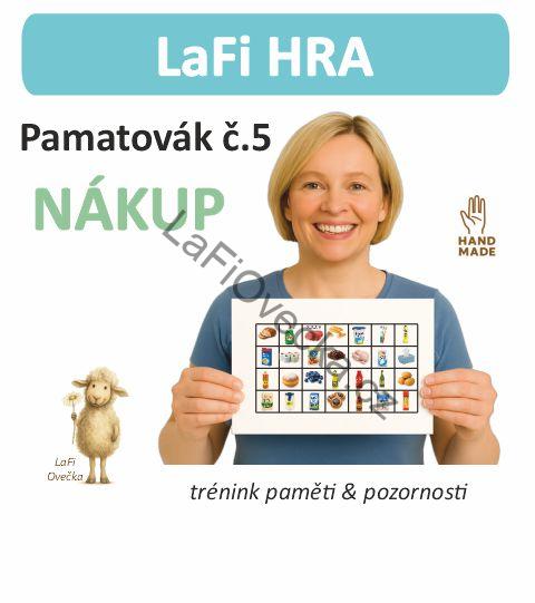 LaFi hra – Nákup: Základní potraviny | Trénink paměti bez stresu
