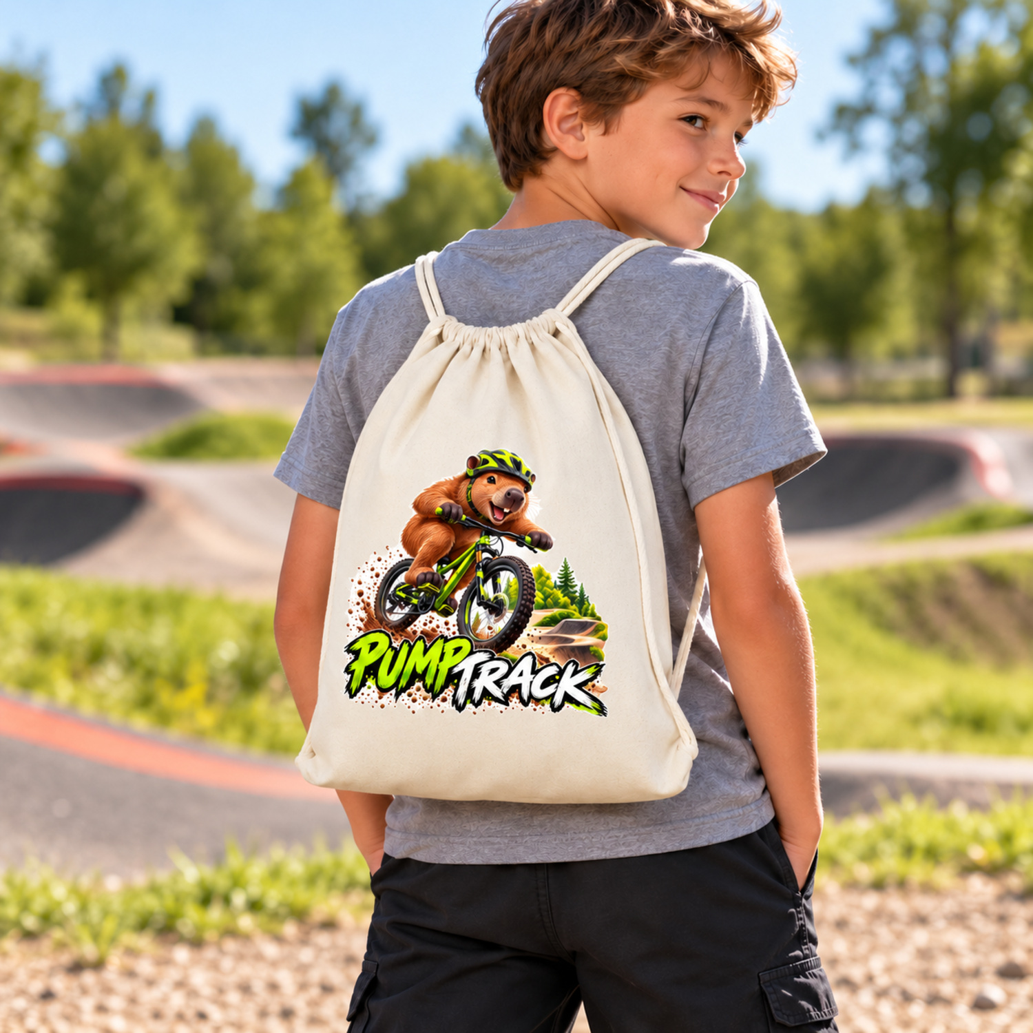 LaFi sada nažehlovaček – Kapybara PUMPTRACK, 3 ks
