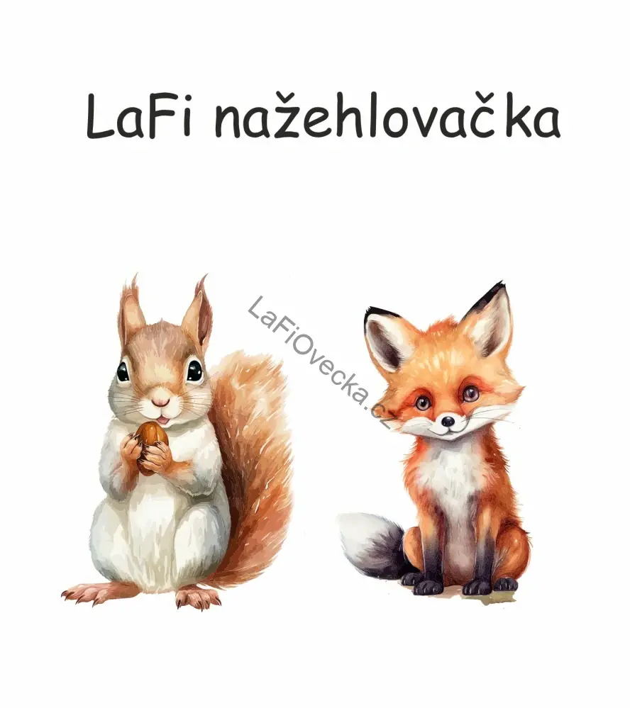 LaFi nažehlovačka | liška, veverka | 10 cm – 2 ks