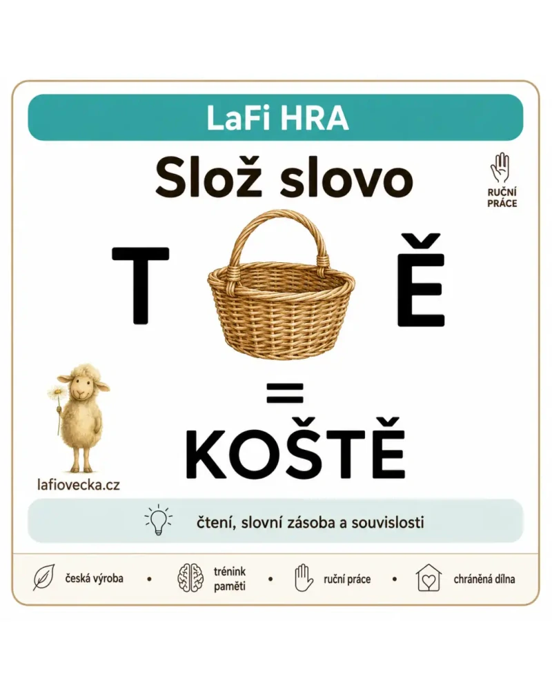 LaFi HRA Slož slovo – Těžší varianta