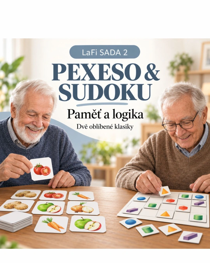 LaFi SADA 2 – Pexeso a sudoku pro seniory