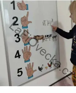 LaFiLepky – Ruce a čísla 0–5 (počátky počítání)