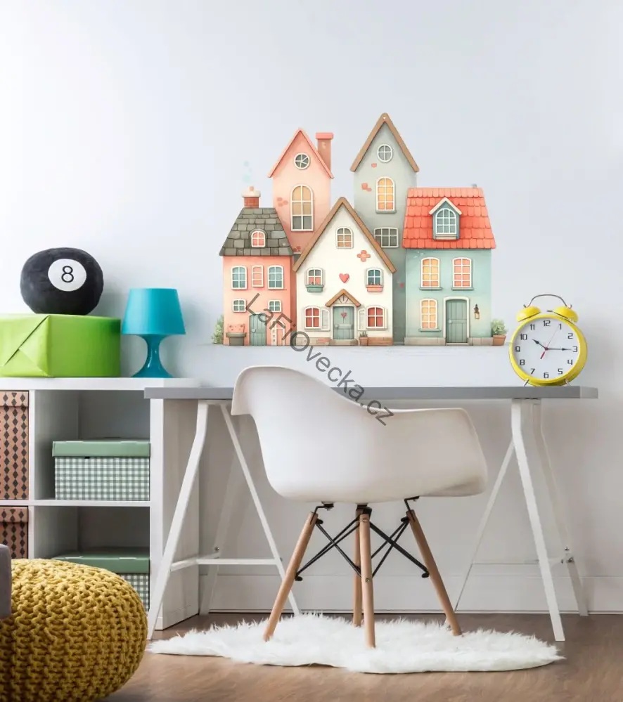 LaFi samolepka na zeď – Domeček č.5