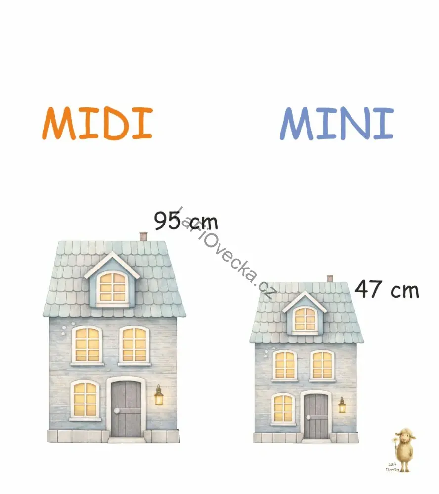 LaFi samolepka na zeď – Domeček č.7