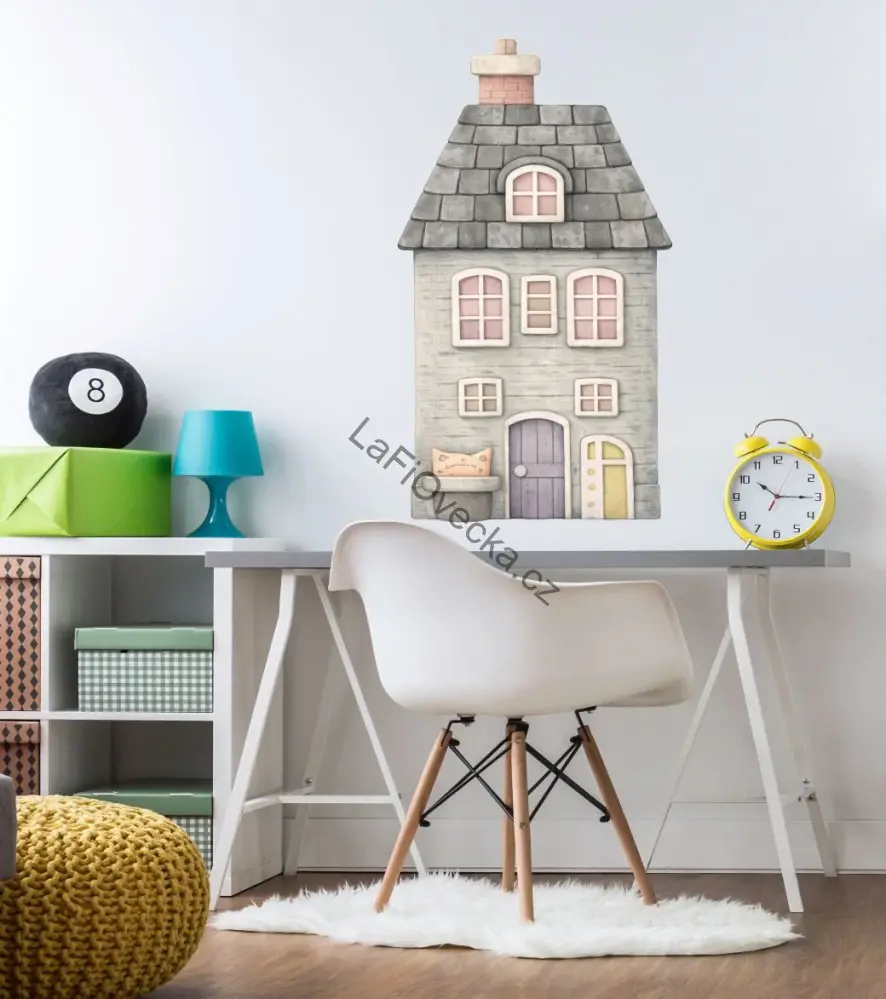 LaFi samolepka na zeď – Domeček č.8