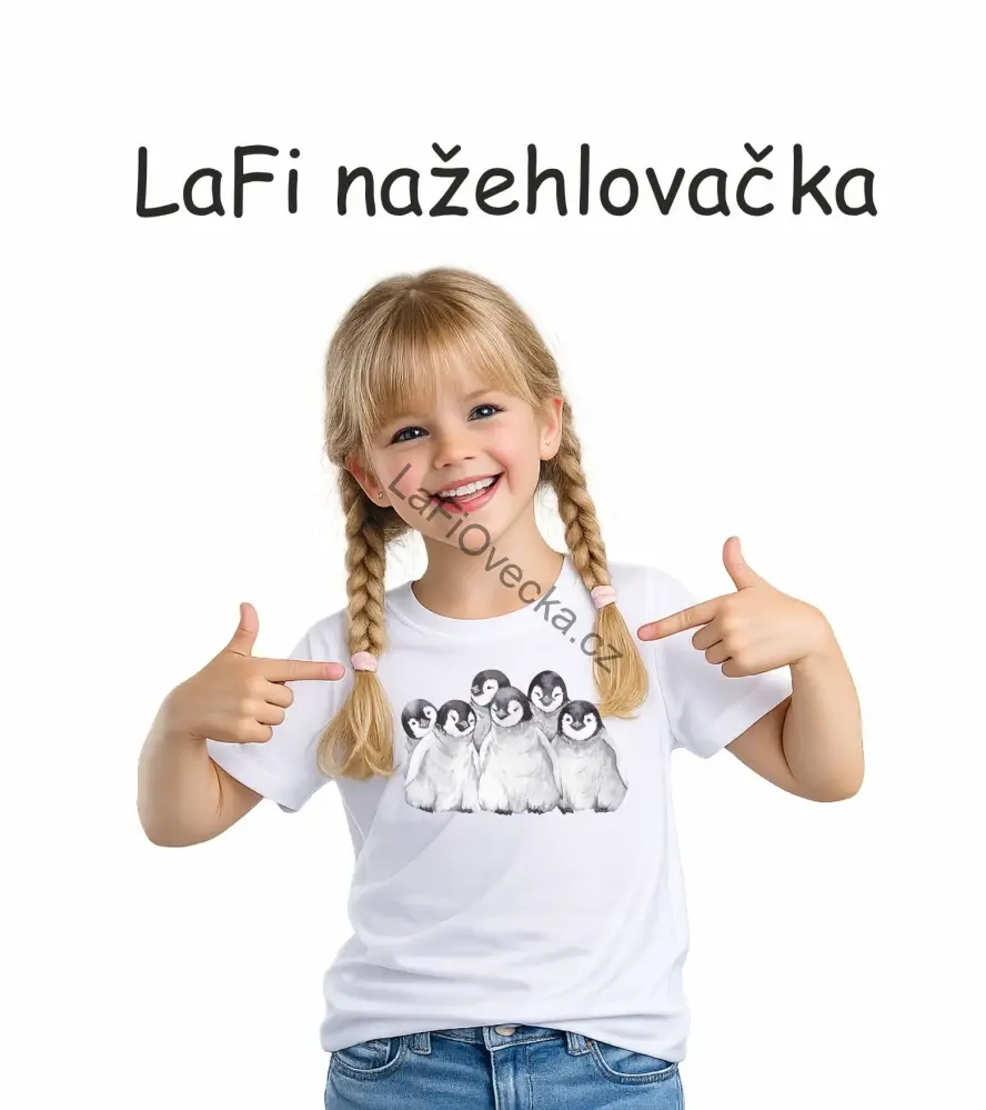 LaFi nažehlovačka | tučňáci | 12 cm – 2 ks