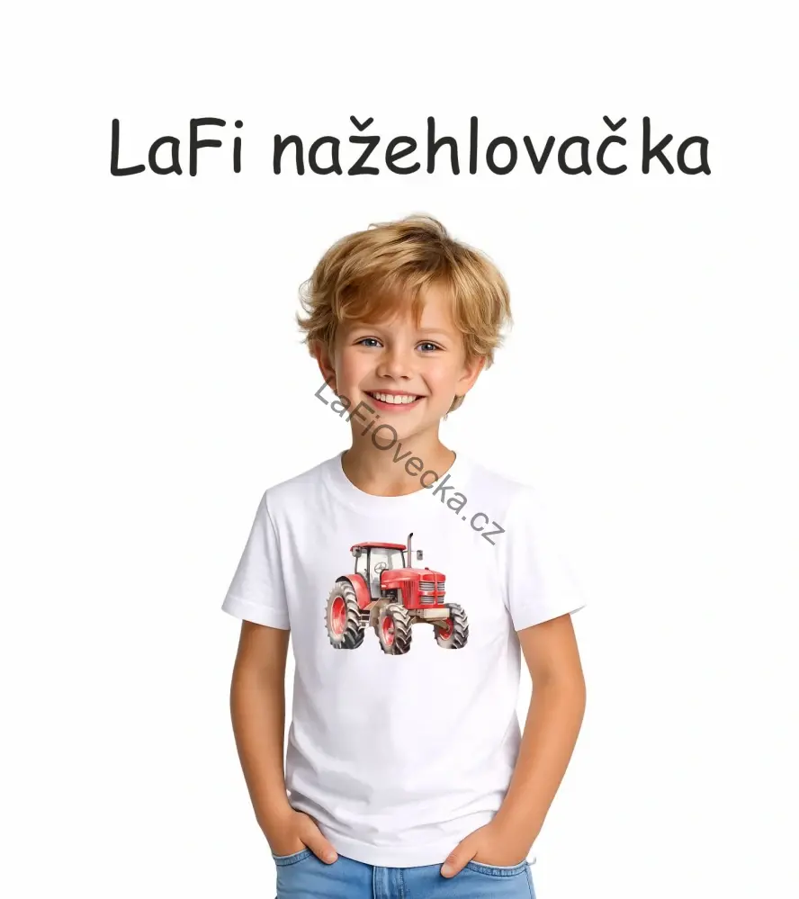 LaFi nažehlovačka Traktor a bagr 10 × 30 cm – 2 ks
