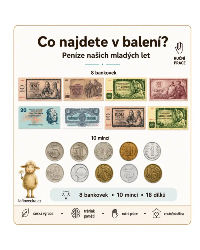 LaFi Omyvatelné peníze našich mladých let