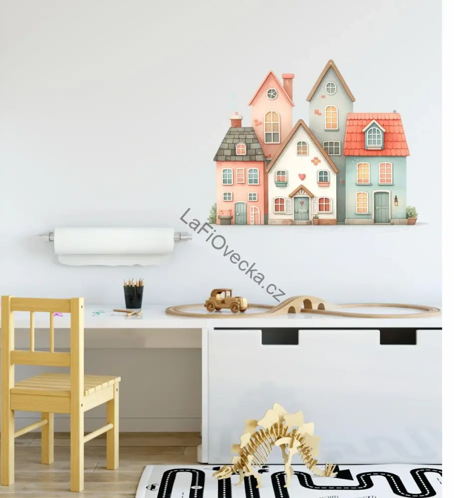 LaFi samolepka na zeď – Domeček č.5