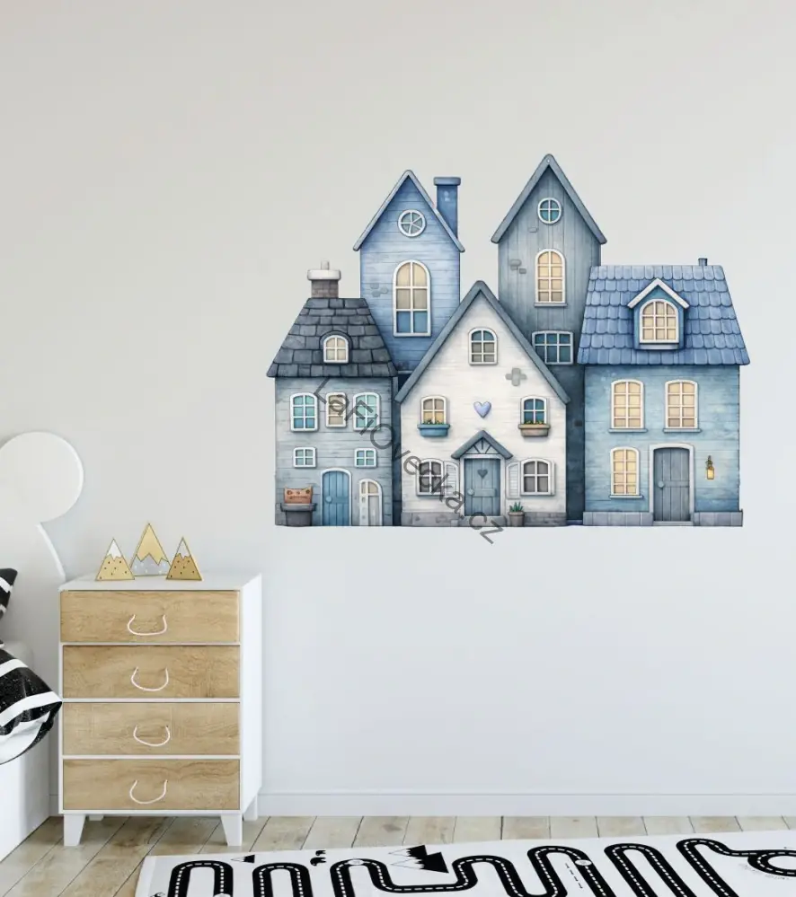 LaFi samolepka na zeď – Domeček č.6