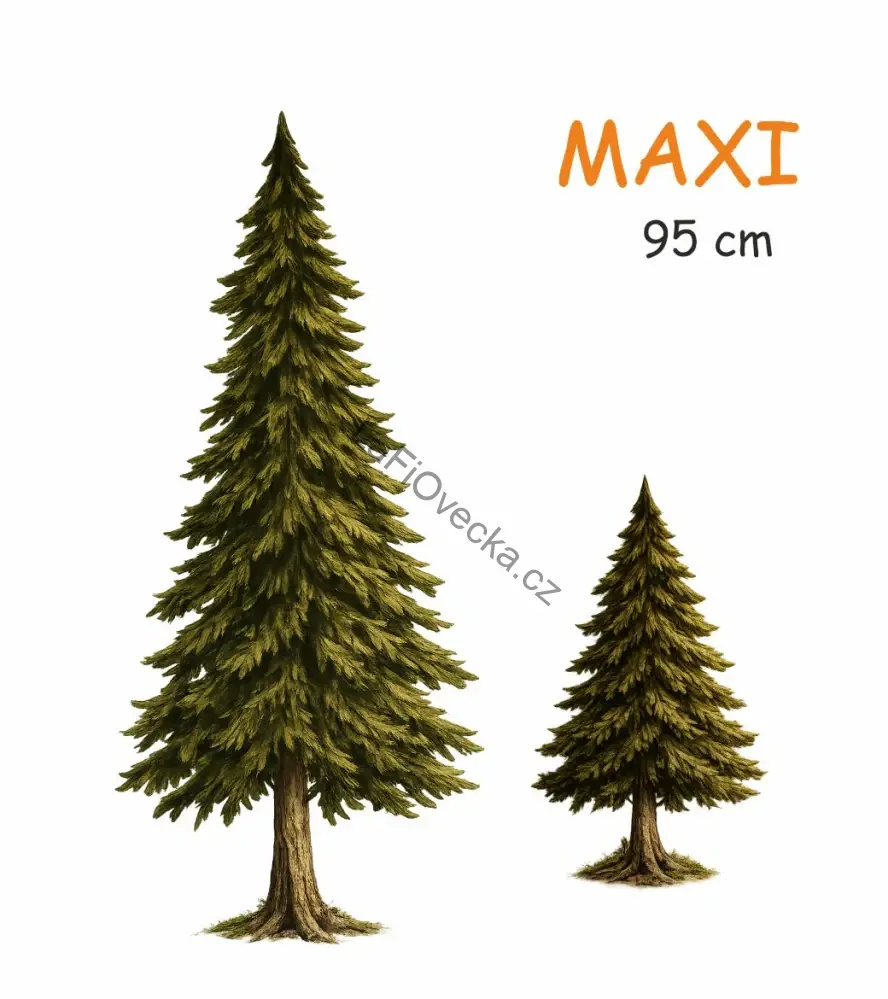 LaFi samolepka na zeď – Smrk (Spruce) – MAXI 95 cm