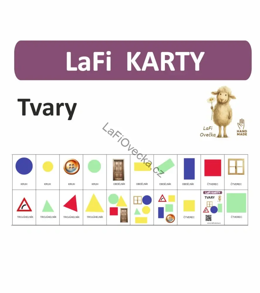 LaFi karty – Zelenina (20 ks) | Omyvatelné kartičky 10×15 cm | Česká výroba