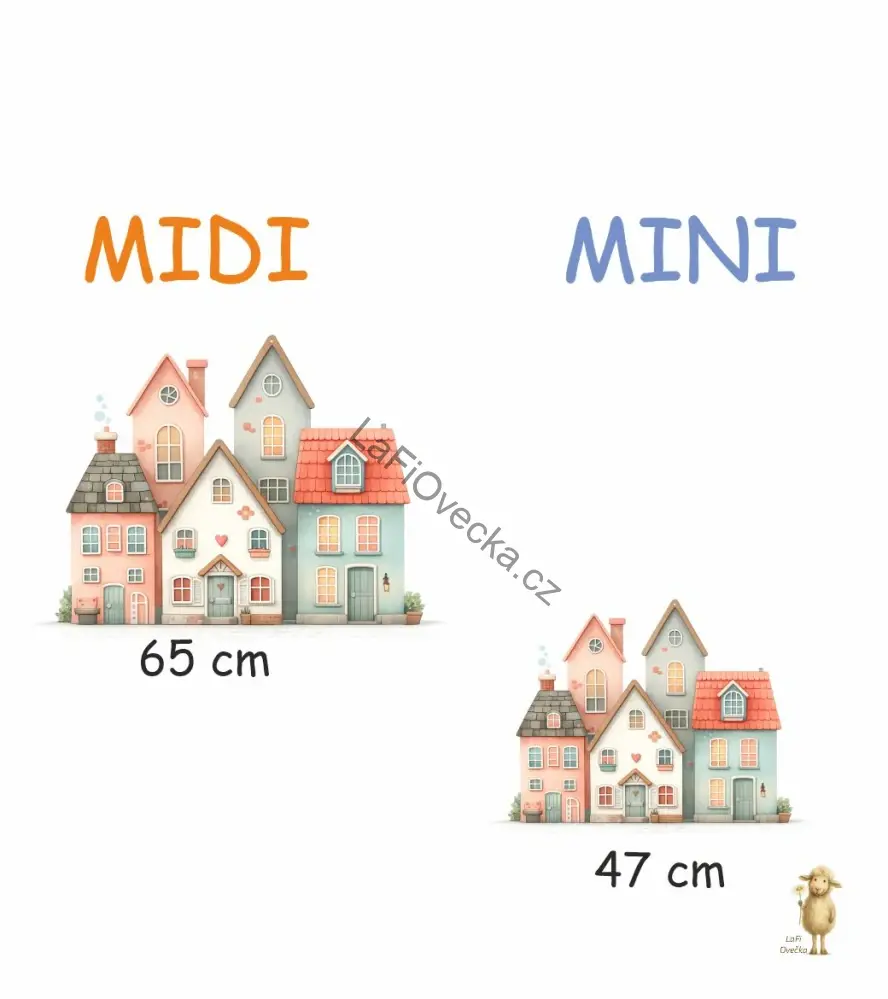 LaFi samolepka na zeď – Domeček č.5