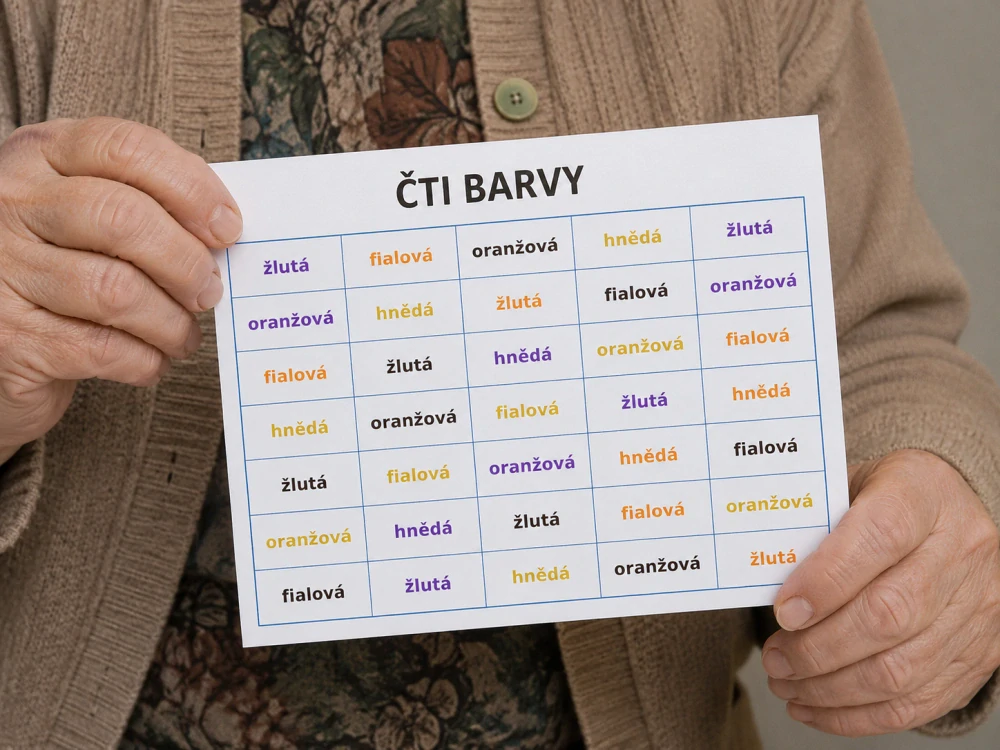 LaFi hra – Barevný klam č. 2 (Stroop test) | Trénink pozornosti a paměti