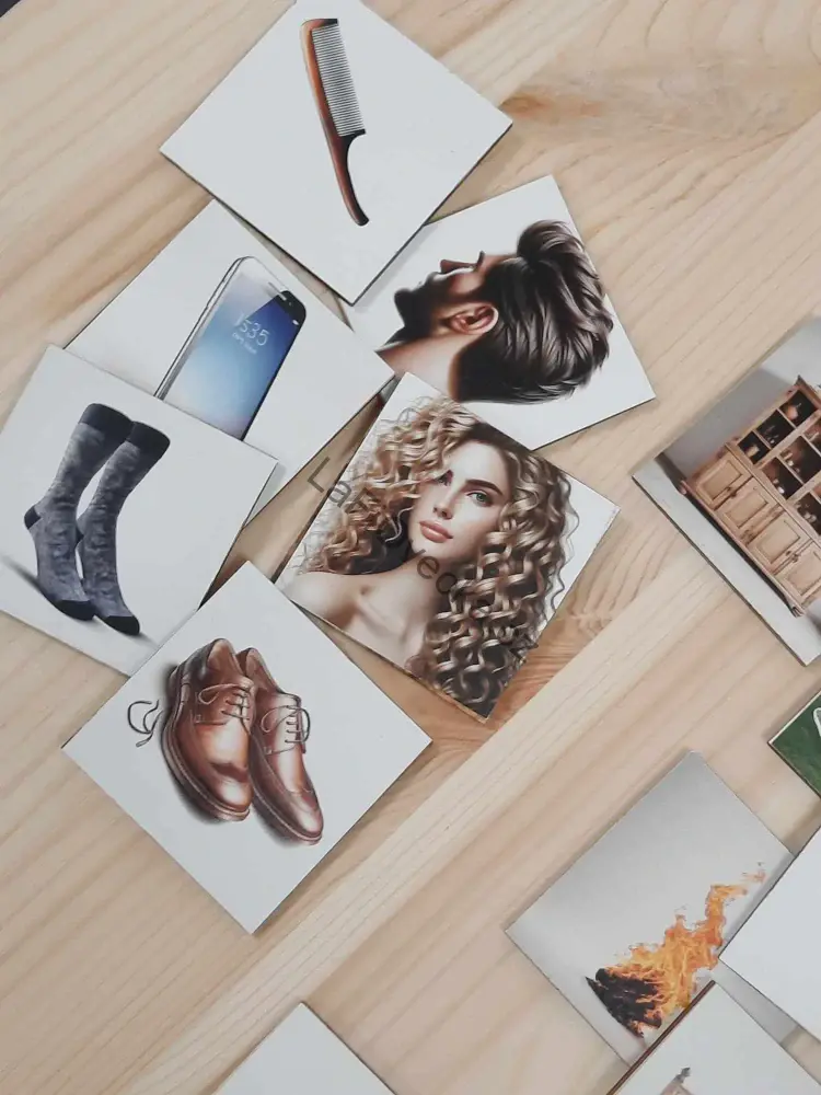 LaFi Pamatovák č. 1 – Co patří k sobě | Paměťová hra s dřevěnými destičkami | Česká výroba