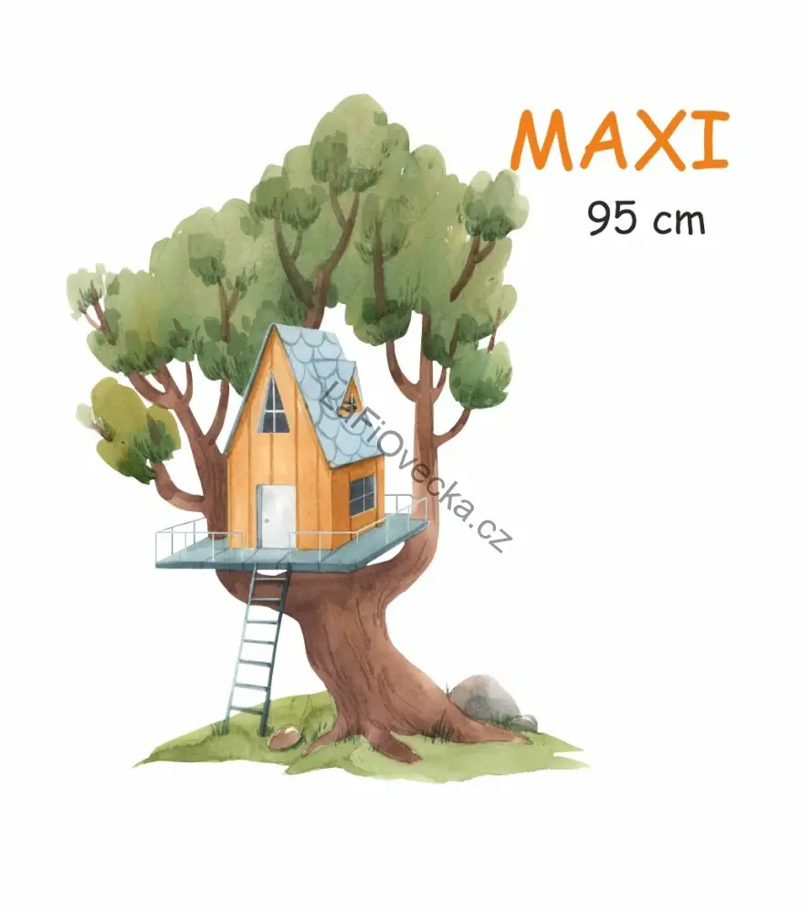 LaFi samolepka na zeď – Domeček na stromě č.3 (žebřík)