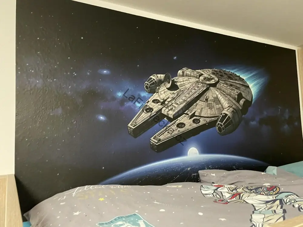 LaFi samolepka na zeď – Vesmírná loď sci-fi / MAXI
