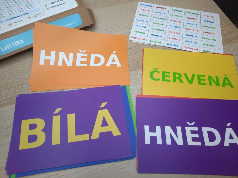 LaFi hra – Barevný klam č. 1 (Stroop test) | Trénink pozornosti a paměti 