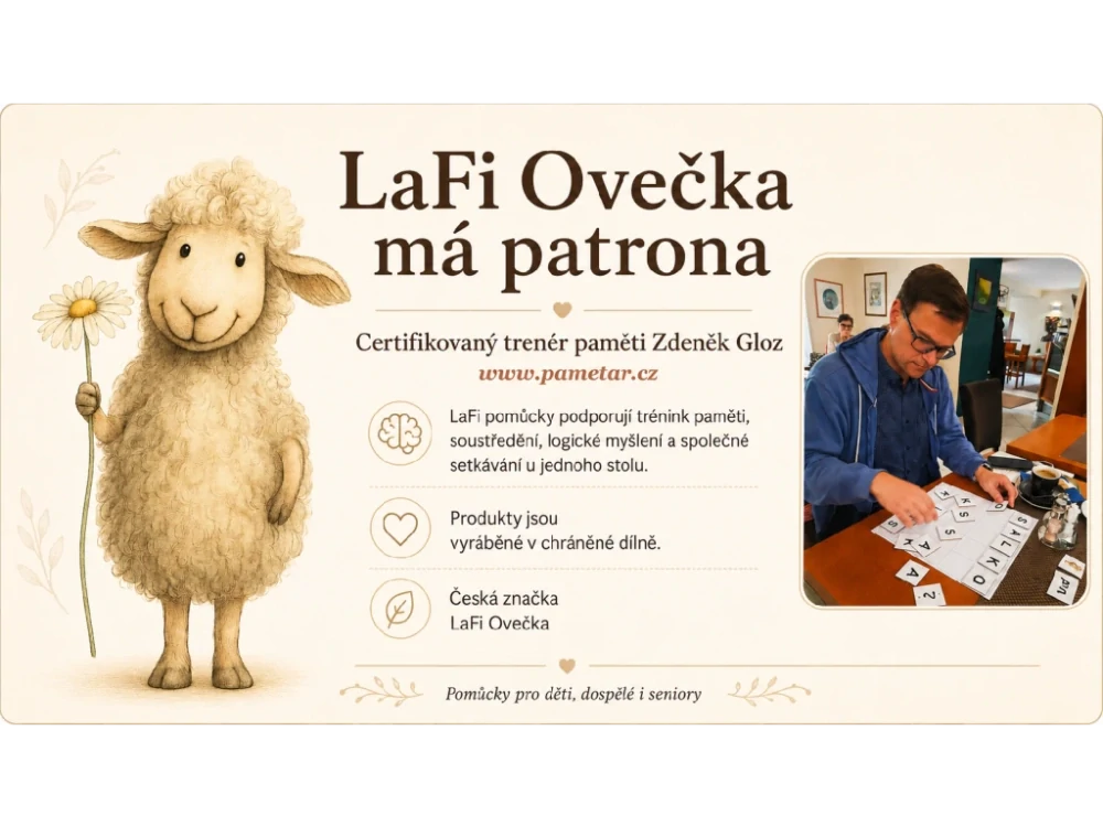 LaFi dřevěné obrázkové sudoku – Ovoce a zelenina