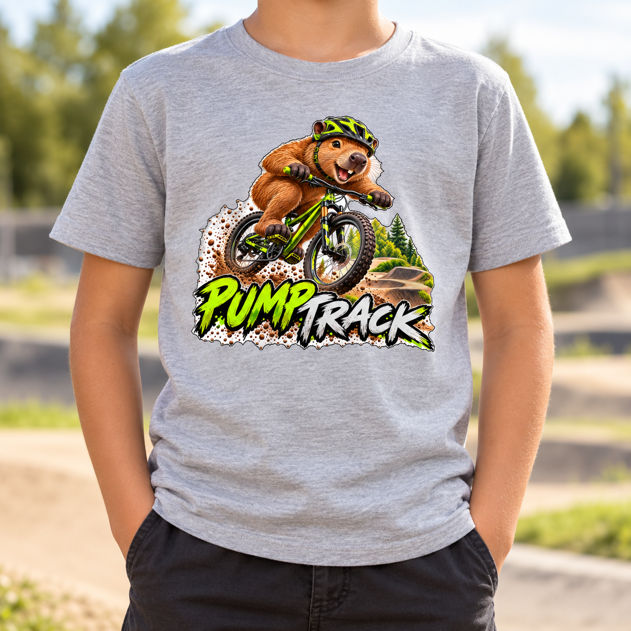 LaFi sada nažehlovaček – Kapybara PUMPTRACK, 3 ks