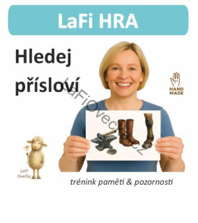 LaFi hra – Přísloví | Omyvatelné karty A5 | Trénink paměti