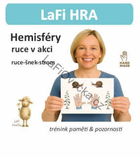 LaFi hra – Ruce v akci (2× A3) | Propojování hemisfér a trénink soustředění