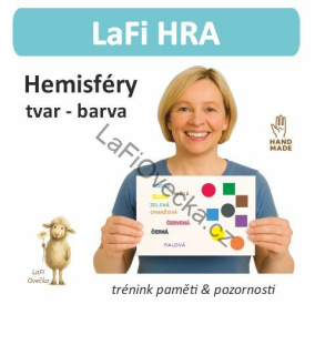 LaFi podložky na hemisféry (5 ks) | Tvary–barvy–čísla | Trénink soustředění