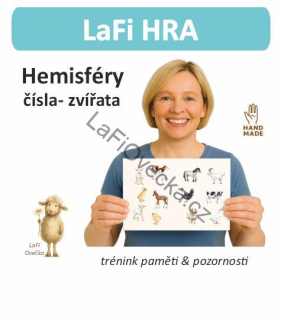 LaFi Hemisféry pro děti | Zvířata • Barvy • Čísla | Trénink soustředění