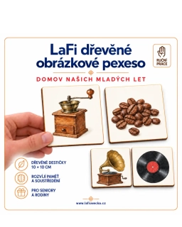 LaFi dřevěné obrázkové pexeso – Domov našich mladých let