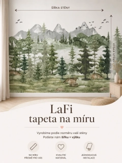 LaFi tapeta na míru – Les bez zvířat