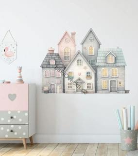 LaFi samolepka na zeď – Domeček č.2