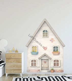 LaFi samolepka na zeď – Domeček č.9