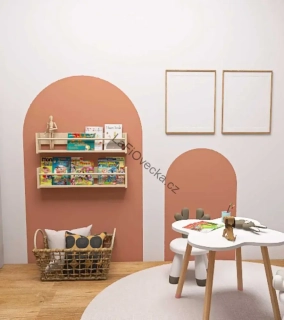 LaFi samolepka na zeď – Oblouk č.07 Terakota