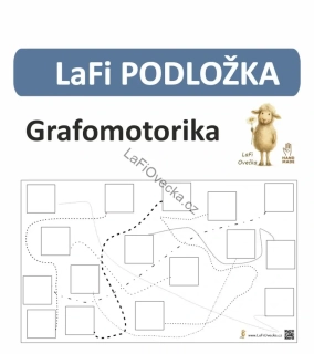 LaFi grafomotorická podložka– spojování | Omyvatelná pomůcka pro děti i seniory