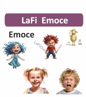 Emoční kartičky pro děti i seniory – ilustrované + reálné výrazy