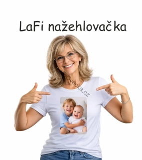 LaFi nažehlovačka z vlastní fotky | potisk na tričko, mikinu i tašku