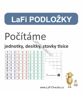 LaFi matematika – Od jedničky po tisíce (Montessori číselná soustava)