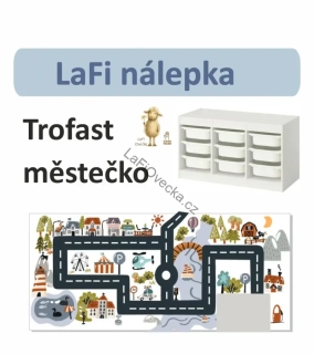 LaFi polep na IKEA TROFAST – Cesty městečko