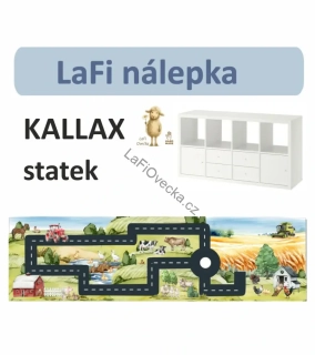 LaFi nálepka na IKEA KALLAX – Statek