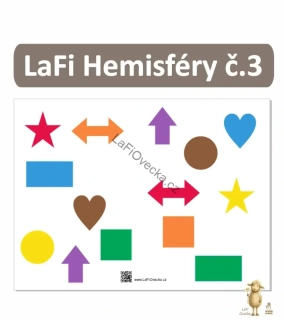 LaFi podložka – Hemisféry č. 3 (tvary, směry, emoce) | propojení hemisfér