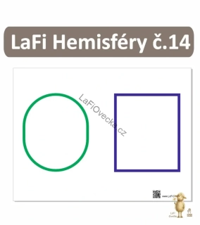 LaFi podložka – Hemisféry č. 14 | Kruh + čtverec pro dvě ruce (top výzva)