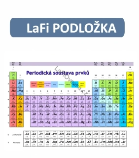 LaFi podložka – Chemická tabulka prvků (80 × 60 cm)