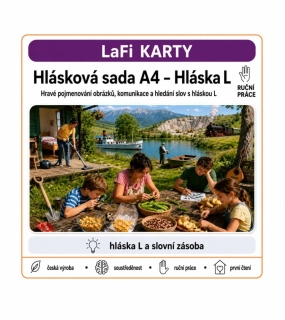 LaFi hlásková sada A4 – Hláska L