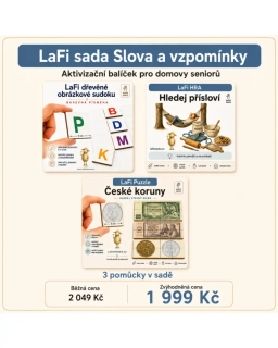 LaFi sada Slova a vzpomínky – Aktivizační balíček pro domovy seniorů