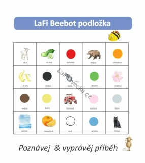 LaFi BeeBot podložka – Barvy | Robotika pro MŠ | Programování Bee-Bot | Česká výroba