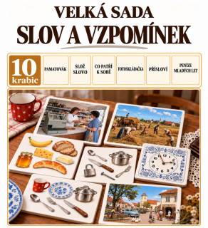 LaFi sada Slova a vzpomínky – Aktivizační balíček pro domovy seniorů