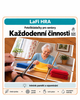 LaFi FotoSkládačky pro seniory – Běžné činnosti | 5 omyvatelných motivů