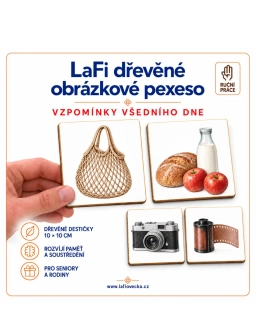 LaFi dřevěné obrázkové pexeso – Vzpomínky všedního dne
